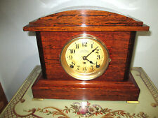 FULLY RESTORED SETH THOMAS ADAMANTINE CASE DING DONG STRIKE No.1 MANTEL CLOCK picture