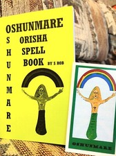 OSHUNMARE ORISHA SPELL BOOK 80 pages + free RARE prayer card Osumare Oshumare picture