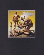 8X10 Matted Print Picture Fantasy Art: Boris Vallejo, Outlaw of Gor, 1975 picture