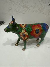 Cow Parade Figurine 9200 La Vache Effleure Y2K 2001 No Box picture