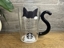 Starbucks Japan Halloween 2025 Heat-Resistant Glass Mug Cat 296ml Playful NEW picture