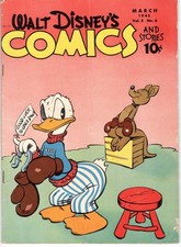 Walt Disney's COMICS & STORIES #54 Donald Duck by Carl Barks  1945  FINE picture