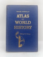 Rand McNally Atlas of World History 1957 (MCMLVII) Hardback Very Good p picture