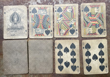Antique c1891 999 Steamboat Playing Cards, United States Printing Co, RMF A-9 picture