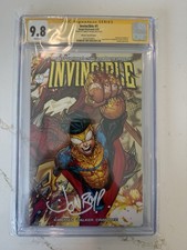 Invincible #1 CGC 9.8 Meyers Variant Cover Signed by JonBoy Meyers ComicTom101 picture