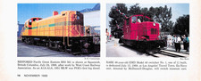 Pacific Great Eastern RS3 561 & Rare EMD Model 40 No 1 Vintage Magazine Images picture