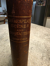 Antique Copy Of Shakespeare Scenes And Characters 1876 picture