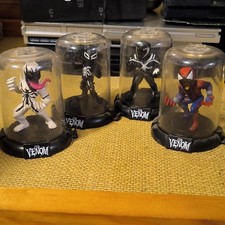 Marvel Venom & Spider-Man Plastic Figurine Lot of 4 Zag Toys picture