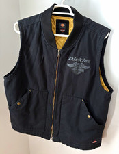 Harley-Davidson x Dickies Men's Quilted Canvas Vest, Anthracite, XL picture