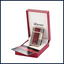 2026 New Derui Side-sliding Silent Inflatable Lighter Metal High-end Quality picture