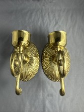 vintage Victorian-style brass candle wall sconces picture