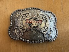 Vintage Professional Bull Riders PBR Licensed Rodeo Western Belt Buckle Unused picture