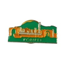 Pompei Italy Scenic Travel Souvenir Pin picture