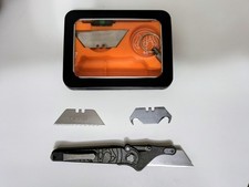 G&G Hawk Knives Designs Shortcut Utility Knife Stonewashed Ti USA Made Rare picture