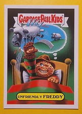 2018 Topps Garbage Pail Kids Unfriendly Freddy 5b 80's Horror Halloween Kreuger picture