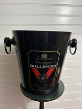 Bollinger Vintage French Champagne Cooler Bucket Champagne Cooler Metal Bucket picture