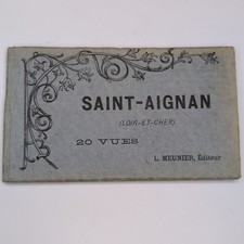 c1910s Saint-Aignan Loir-et-Cher France 20 VUES View Photo Booklet Meunier E11 picture