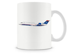US Airways Express Bombardier CRJ200 Ceramic Coffee Mug - 15oz. picture