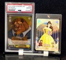 2023 THE BEAST & BELLE SHINING SOUL • PSA 10 GEM MINT • WEISS SCHWARZ DISNEY 100 picture