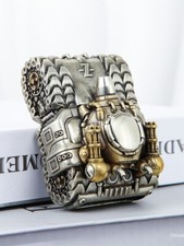 Heavy Armor Tank Lighter - Handcrafted Steampunk Design | Gift | Zippo picture