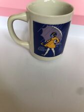 Vintage Morton Salt Girl 1968 Logo Coffee Mug When It Rains It Pours Cup picture