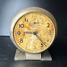 Westclox Big Ben Vintage 1950s Wind-Up Mechanical Loud Alarm Clock Silver picture