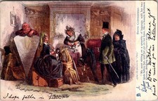 Charles Dickens David Copperfield Tuck 6048 Vintage Postcard W27 picture