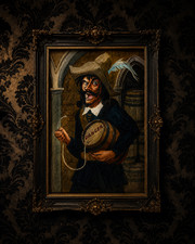 16x24 Guy Fawkes Concept Marc Davis Haunted Mansion Sinister 11 Canvas picture