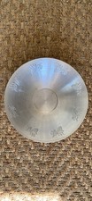 Vintage West Bend Aluminum Co Serving Fruit Bowl Embossed Grapes Made in USA picture