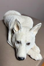 Conversation Concepts My Dog White German Shepherd Resin Hand Paint Figurine 8