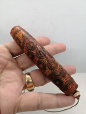 Himalayan Indo Agate Old Rare Multi Eyes Longevity Tibetan Good Luck Bead picture