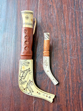 Wonderful Pair of Vintage Scandinavian/Sami -Style Puukko Knives picture