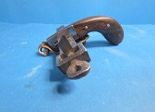 Antique Pistol Grip Leather Draw Gauge Strap Cutter Saddler Shoemaker Tool picture