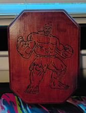 The Incredible Hulk Wood Engraved Plaque picture