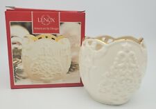 Lenox Christmas Tree Votive Merry Lights Candle Holder Candleholder Ivory Box picture