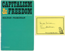 Milton Friedman ~ Signed