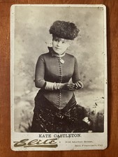 Actress Kate Castleton Cabinet Card Photo San Francisco CA Elite Studio  picture