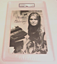 Gloria Steinem social sctivist signed autographed PSA authentic 5x7 founder NOW picture