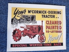 Farmall Tractor Advertising McCormick Deering Advertising  picture