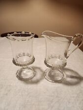 EAPG Footed Creamer & Spooner picture
