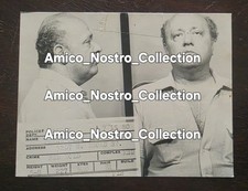 Original 1980 Philadelphia PD Mugshot, Mafia Mob Capo Frank 