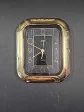 Vtg 90s Sunbeam Wallclock Black And Gold picture