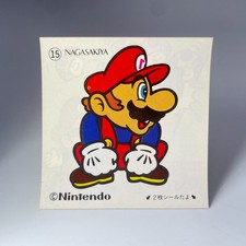 1980s Vintage Nintendo Super Mario Sticker No.15 Nagasakiya Japan Retro Rare picture