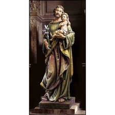 St. Joseph with Child Statue, Church 48'' High Large Catholic Church Statues picture