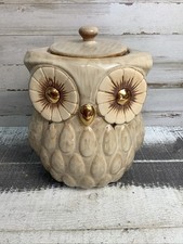 World Market Owl Cookie Jar Vintage picture