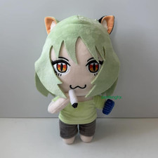 Hot Anime Chainsmoker Cat Yani Neko ヤニねこ Plush Toys Dolls Gifts Collect 25Cm picture