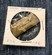 RARE Vtg 1977-78 Dog Tag Pet License Levin New Zealand picture