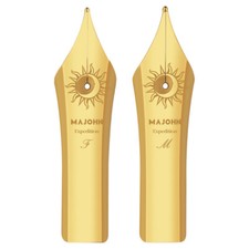 2PCS Majohn NO.8 Fountain Pen Nib EF, F, M Compatible with NO.8 P139, P140 picture