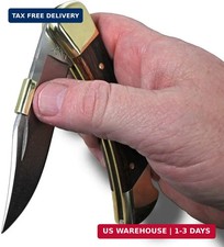 Versatile Brass Knife Thumb Bar - Enhance Your Buck 110 Folding Knife Experience picture