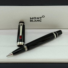 M.B Rollerball Pen Black/Sliver Trim w/ Gift Box VIP Gift Rare picture